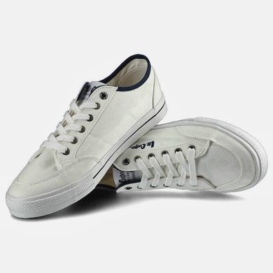 слипоны мужские туфли теннисные Lee Cooper  21-31-0015 белые